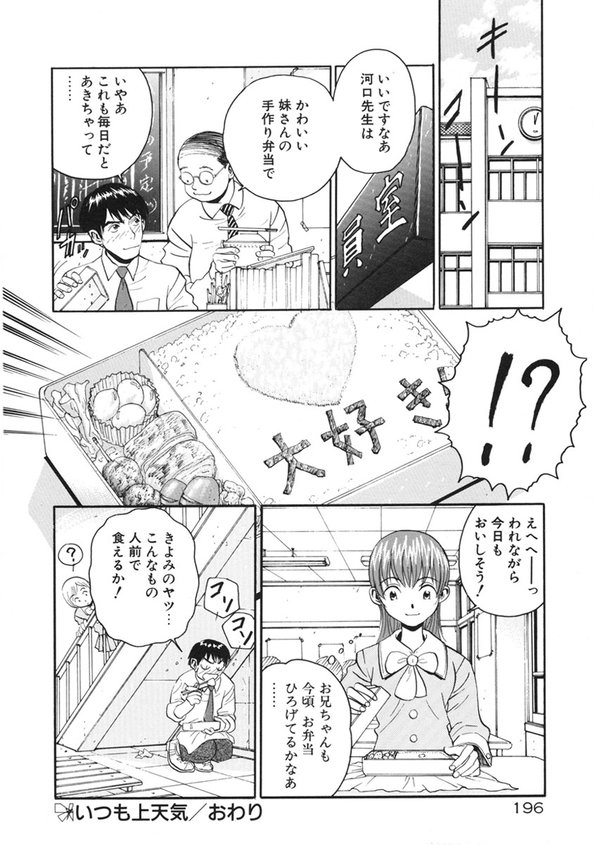 【エロ漫画】全裸でうたた寝をする妹に興奮しちゃう兄…手マンでイかされフェラをして近親相姦セックスしちゃう【あるまじろう：いつも上天気】