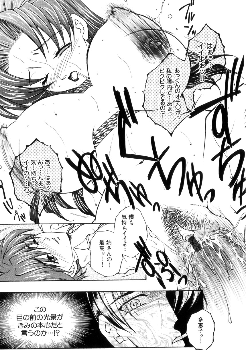 【エロ漫画】縄で縛られ調教されちゃう巨乳の淫乱お姉さん…乳首責めやバックで生ハメ中出しいちゃラブセックスしちゃう【安原司：激情 】