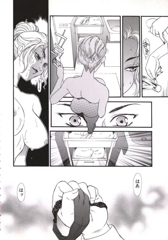 【エロ漫画】甥っ子を拘束して逆レイプしちゃう叔母さん…パイズリフェラをして生ハメ中出しセックスしちゃう【ふじいあきこ, 秋山道夫：舐り妻】