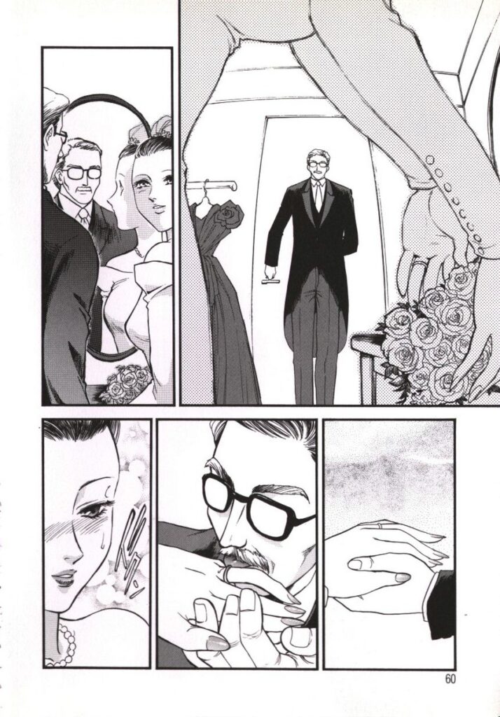 【エロ漫画】結婚式の前に激しく愛し合うふたり…ご奉仕フェラをして生ハメ中出しイチャラブセックスしちゃう【ふじいあきこ, 秋山道夫：密か妻】