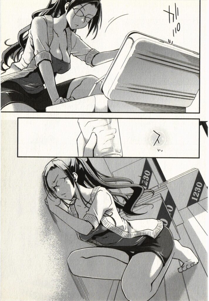 【エロ漫画】調教されちゃう巨乳のお姉さん…騎乗位で生ハメ中出しイチャラブセックスで絶頂アクメ堕ちしちゃう【ぽんこつわーくす：壁の向こう側】