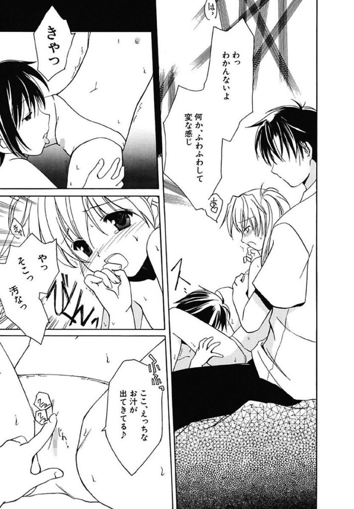 【エロ漫画】兄と過ごす妹と、公衆便所で客の願いを聞く少女…乳首舐めやご奉仕フェラをして生ハメ中出しいちゃラブセックスしちゃう【フェニキア雅子：秘密特訓】